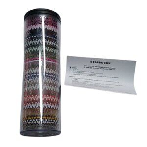 Starbucks Acrylic Valentine Hearts Tumbler 16 oz. Cold Drinks